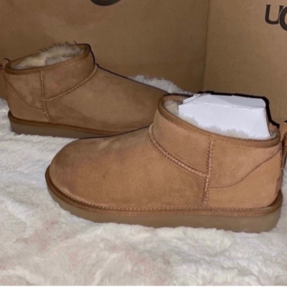 UGG Tan Ankle Boots